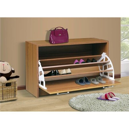 4D Concepts 4D Concepts 76157 Deluxe Single Shoe Cabinet - Oak 76157